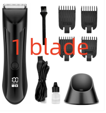 Trimmer Shaver Washed Shaver Leg Hair Body Hair Clipper LCD