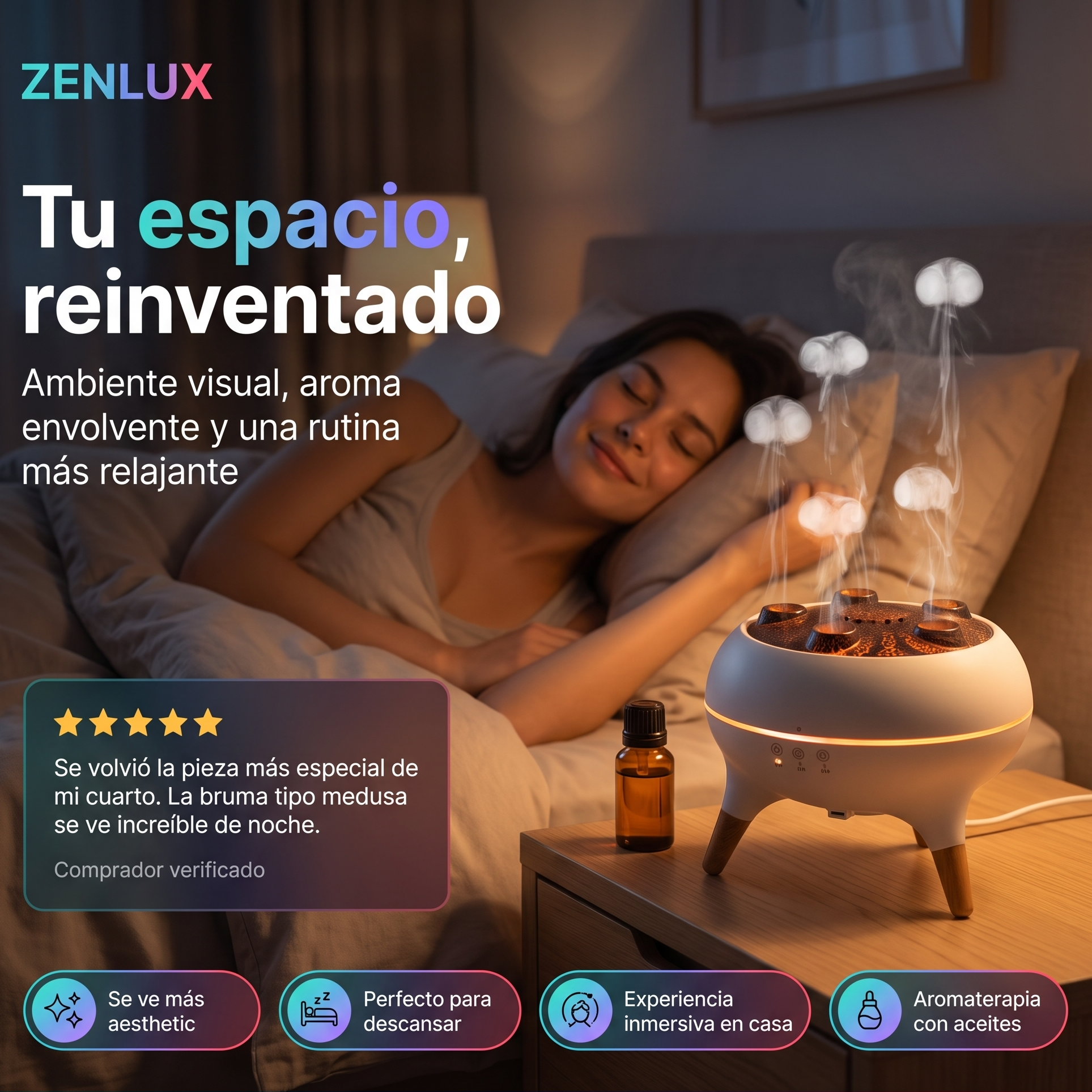 ZENLUX infografia de solucion - tu espacio reinventado